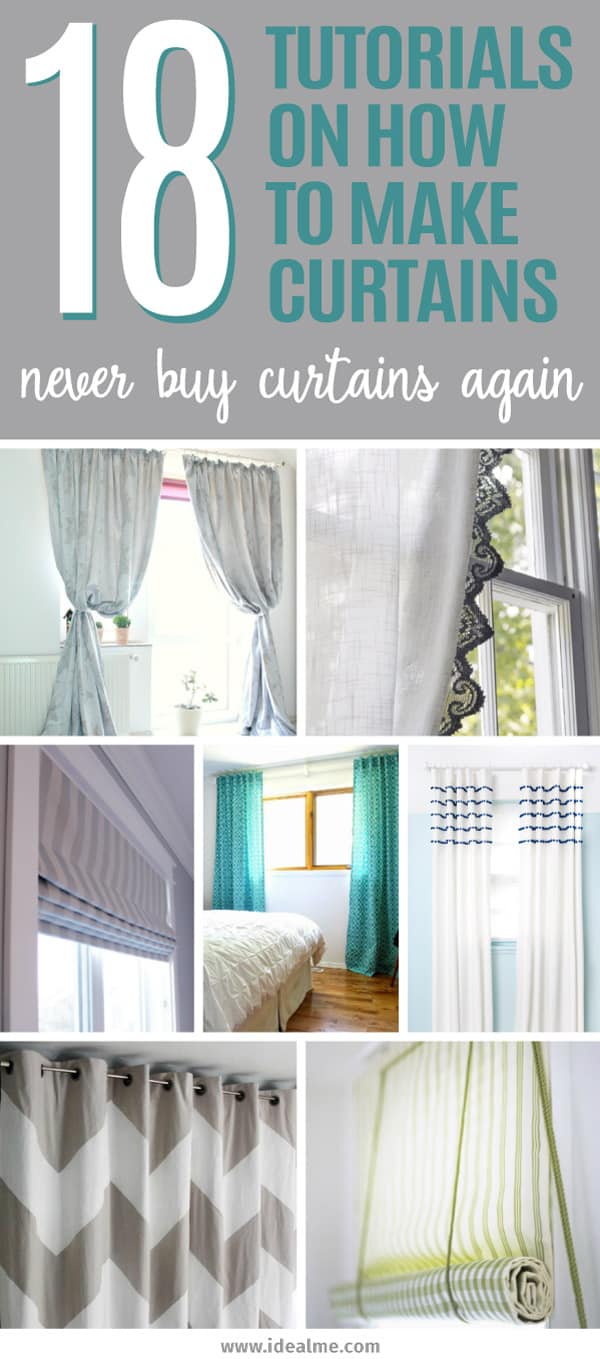 Looking for an easy way to add some impact to your home decor? Look no further than the humble curtain. Check out our 18 Tutorials On How To Make Curtains.