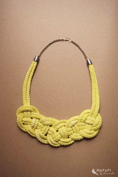 Celtic Knot Rope Necklace - celtic knot