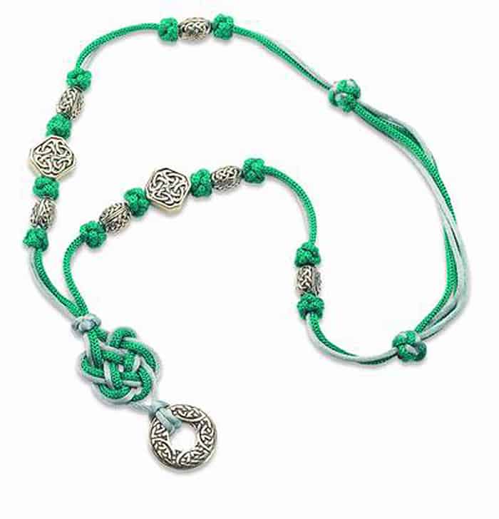 Celtic Square Knot Necklace - celtic knot
