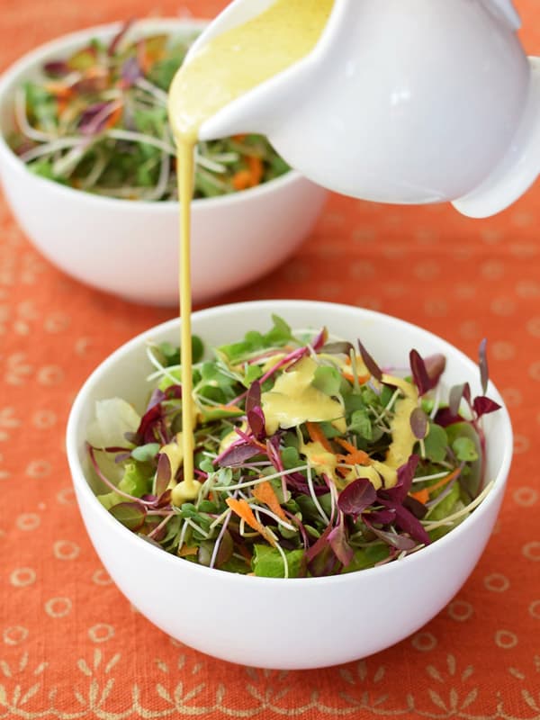 Creamy Anti-Inflammatory Salad Dressing - paleo salad dressings