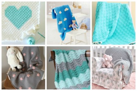 There are tons of fantastic free crochet baby blanket patterns out there but we've found these 18 adorable crochet baby blankets to brighten baby's nursery.
