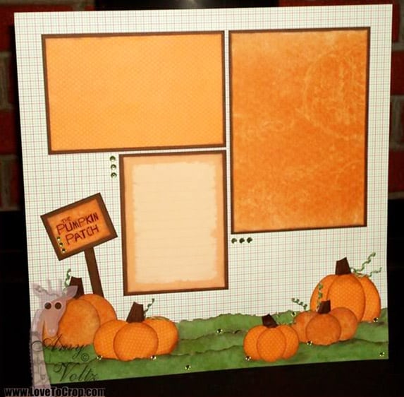 Pumpkin Patch - scrapbook templates