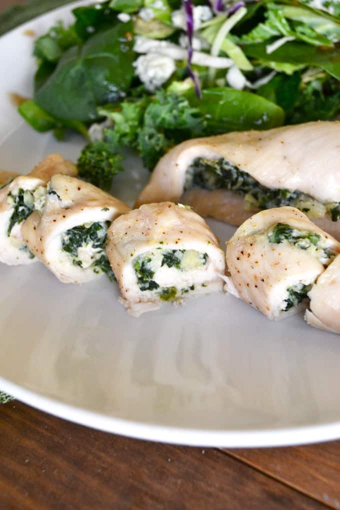 Spinach Artichoke Stuffed Chicken - gluten free meals