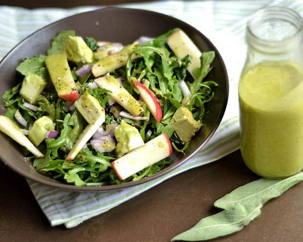 Sweet Basil Vinaigrette - paleo salad dressings