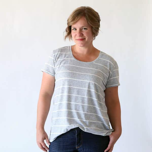 Classic Relaxed Tee - how to sew clothes
