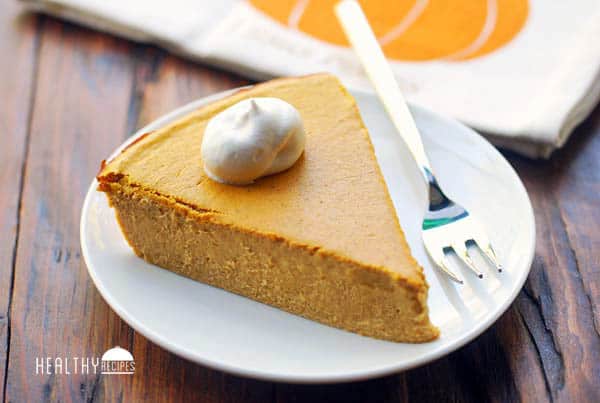 Crustless Pumpkin Pie - gluten-free desserts