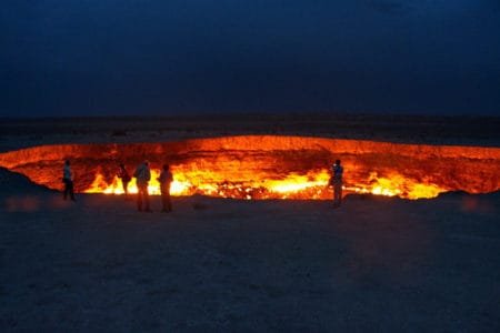 Darvaza Gas Crater, Turkmenistan - unique travel destinations