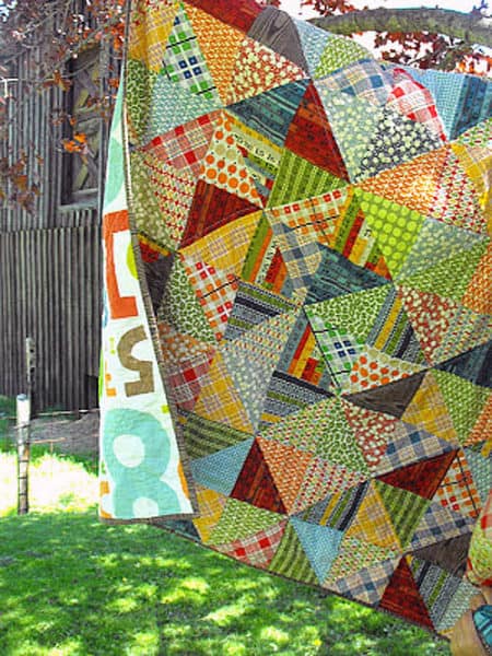 Half Square Triangles - country quilts