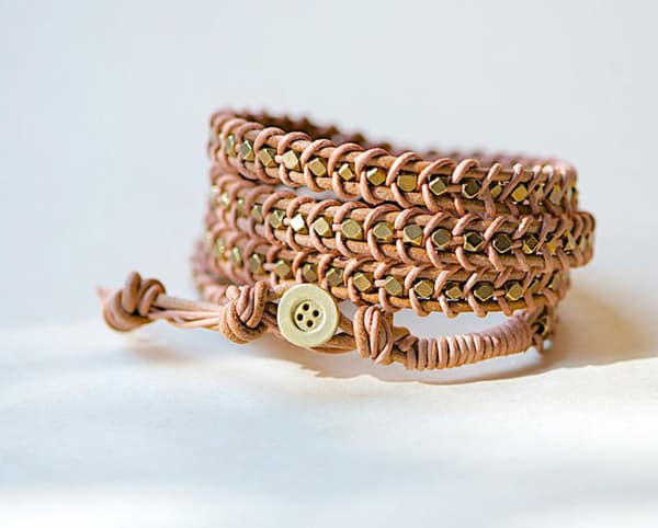 Leather Wrap Bracelet - jewelry ideas