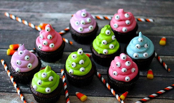 Monster Cupcakes - cupcake decorating ideas