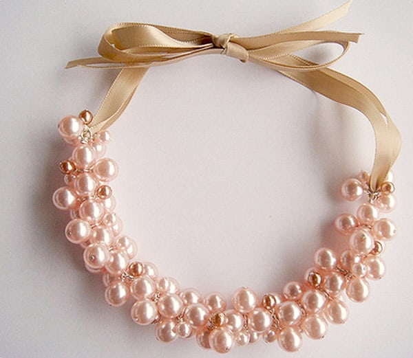 Pearl Cluster Necklace - jewelry ideas