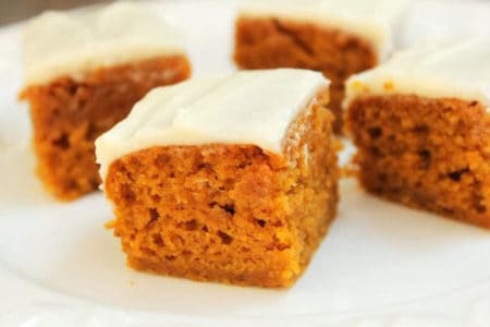 Pumpkin Squares - gluten-free desserts