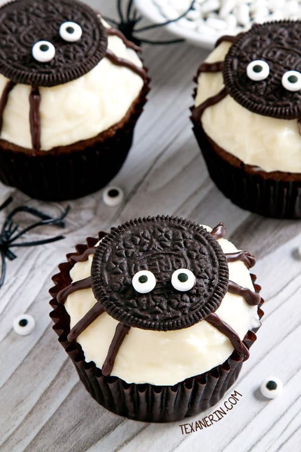Spider Oreo Cupcakes - cupcake decorating ideas