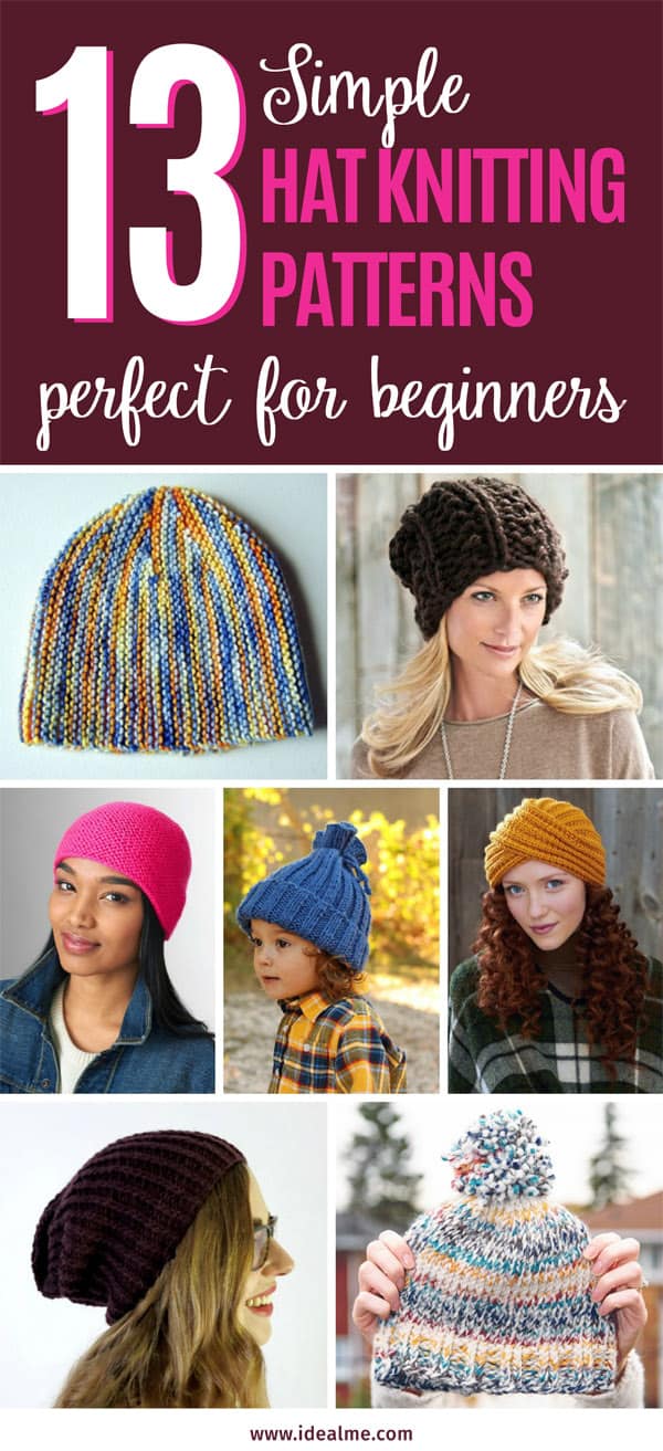 13 hat knitting patterns