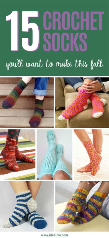 15 crochet socks