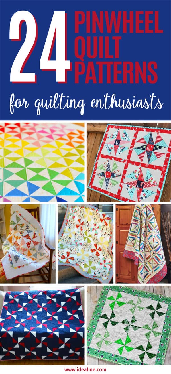 24 pinwheel quilt patterns