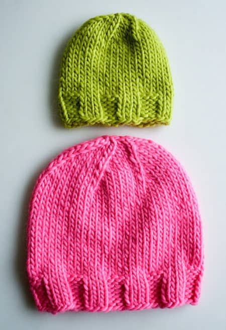 Basic Hat - hat knitting patterns