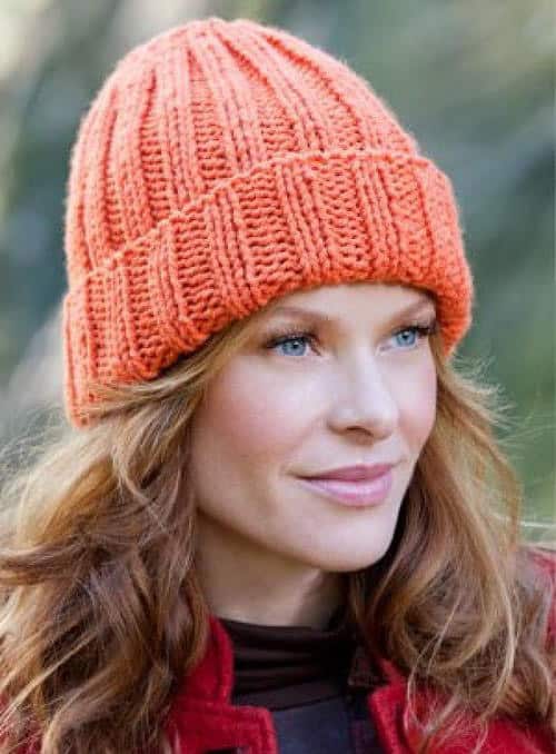Beginner's Favorite Knitted Hat - hat knitting patterns