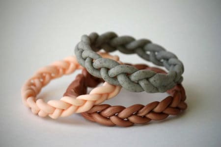 Braided Clay Bracelet - easy DIY bracelets