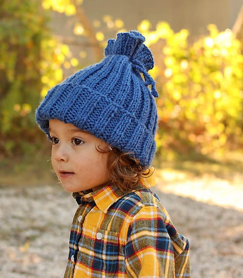 Easiest Toddler & Kids Hat - hat knitting patterns