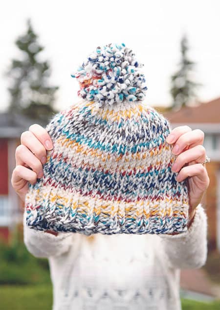 Easy Knit Toque - hat knitting patterns