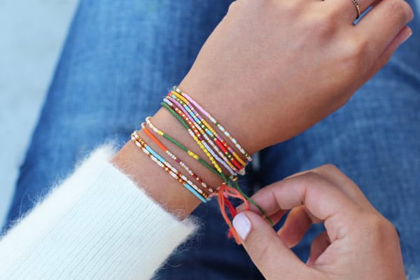 Morse Code Bracelets - easy DIY bracelets