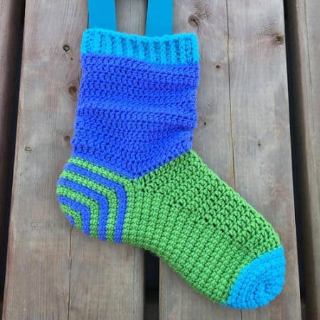 Spiral Crochet Socks