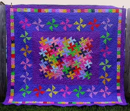 Square Dance Quilt - pinwheel quilt patterns