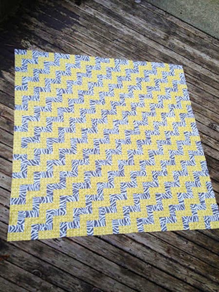 Step-Up Zig Zag Quilt - chevron quilt patterns