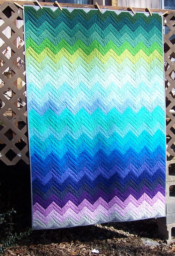 Ziggy - cheveron quilt patterns