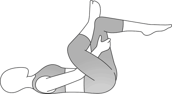 Modified Half Pigeon - exercises for knee pain