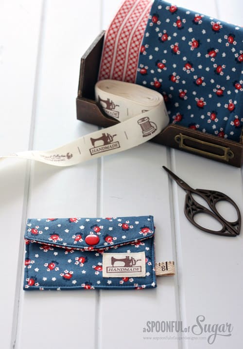 Business Card Wallet - simple sewing projects