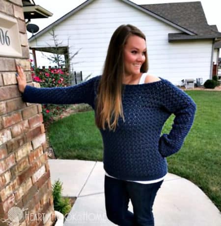 Easy Peasy Lemon Squeezy Pullover - free crochet sweater patterns