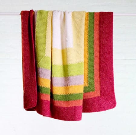 Fair & Square - free baby blanket knitting patterns