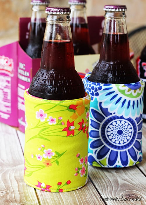 Insulated Beverage Holders (Koozies) - simple sewing projects