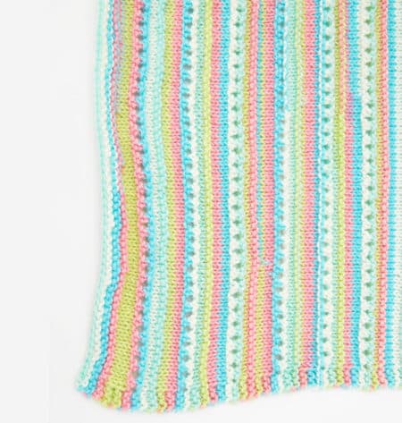 Self-Striping - free baby blanket knitting patterns