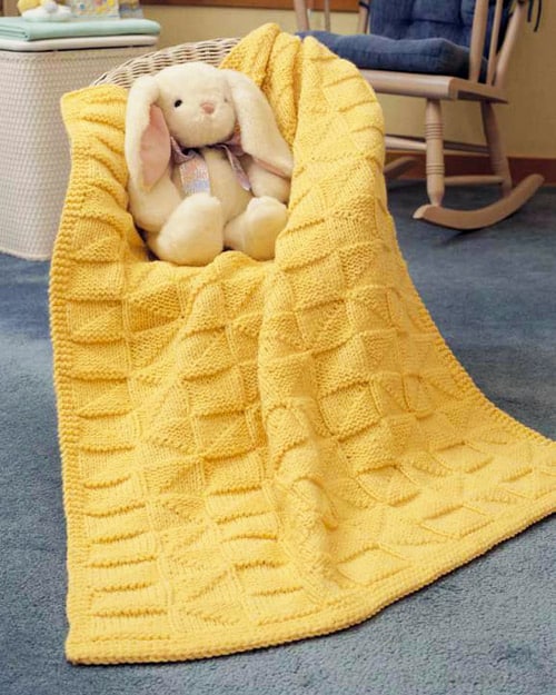 Soft-as-a-Cloud - free baby blanket knitting patterns