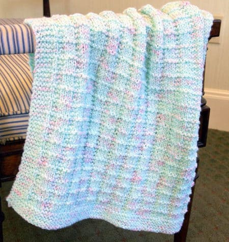 Textured - free baby blanket knitting patterns