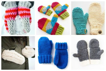 Here, we’ve gathered our top 15 crochet mittens that you can make real quick!