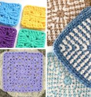 20 Easy Crochet Squares You Can Use To Make Blankets