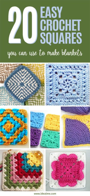 20 easy crochet squares