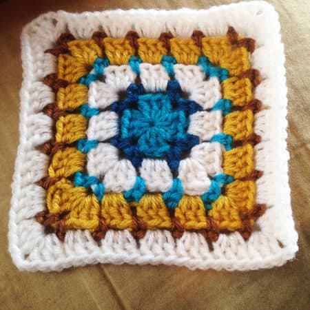 Block Stitch Square - easy crochet squares