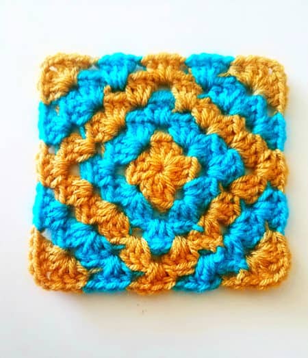 Boho Diamond - easy crochet squares