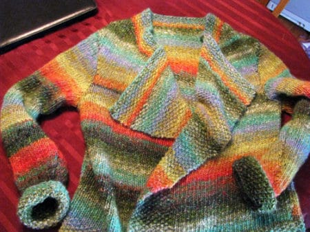 Noro Chunky Silk Garden Coat - knit sweater patterns