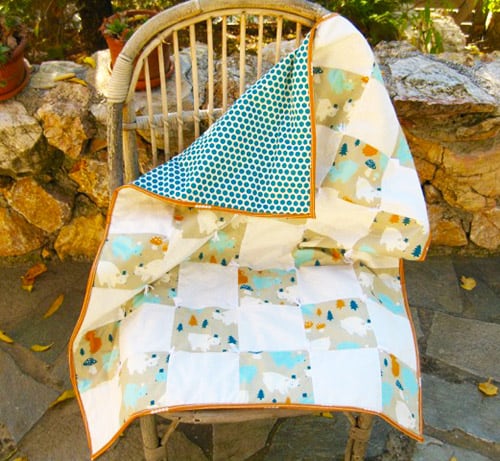 One Patch - easy baby quilt patterns