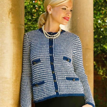 Royal English Tea Cardigan - knit sweater patterns
