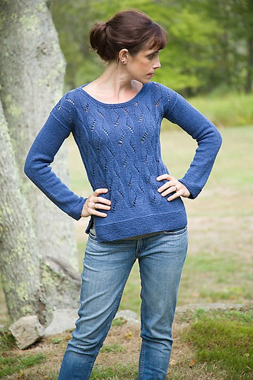 Springtime Pullover - knit sweater patterns