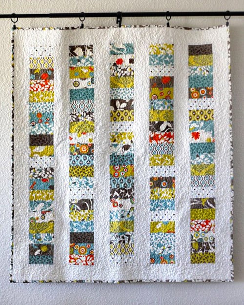 Stacked Coins - easy baby quilt patterns