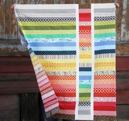 Strip and Flip - easy baby quilt patterns