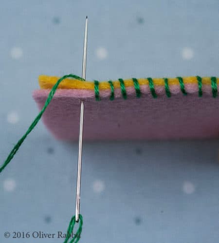 Whip Stitch - sewing stitches